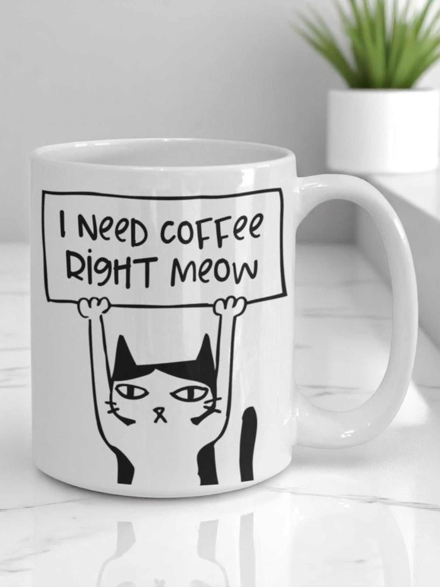 I Need Coffee Right Meow