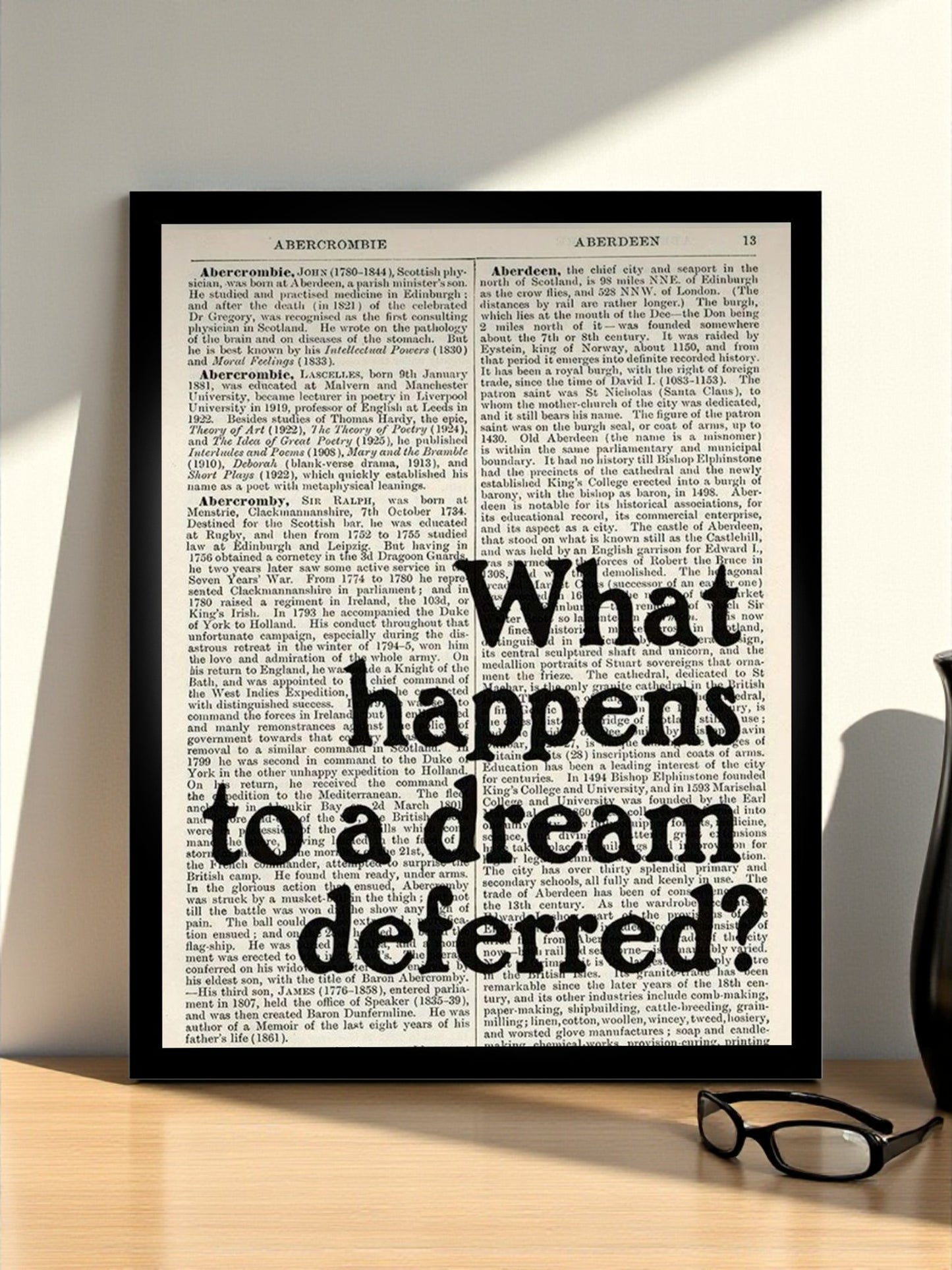 What happens to a dream deferred