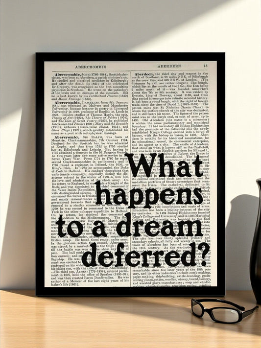 What happens to a dream deferred